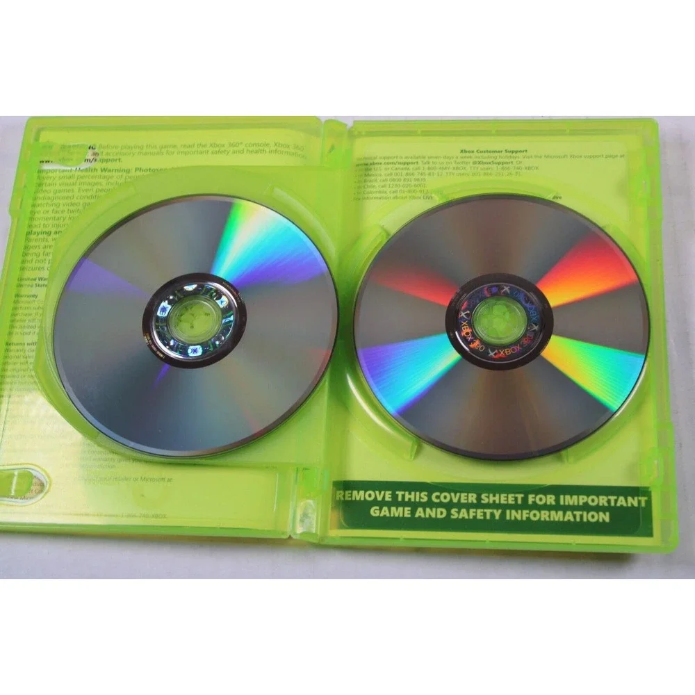 Halo 4 (Microsoft Xbox 360, 2012) authentic, both discs included, tested